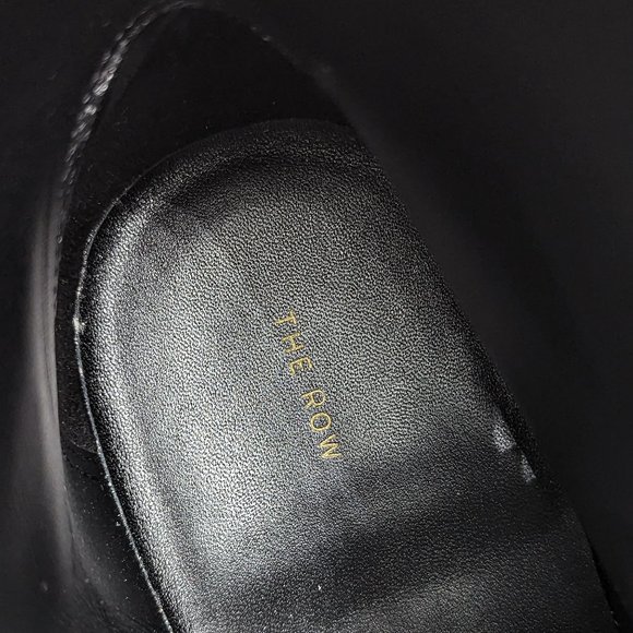 The Row Women Ranger Black Leather Lace-up Combat Boots size 9.5US EUR 39.5 - Picture 5 of 12